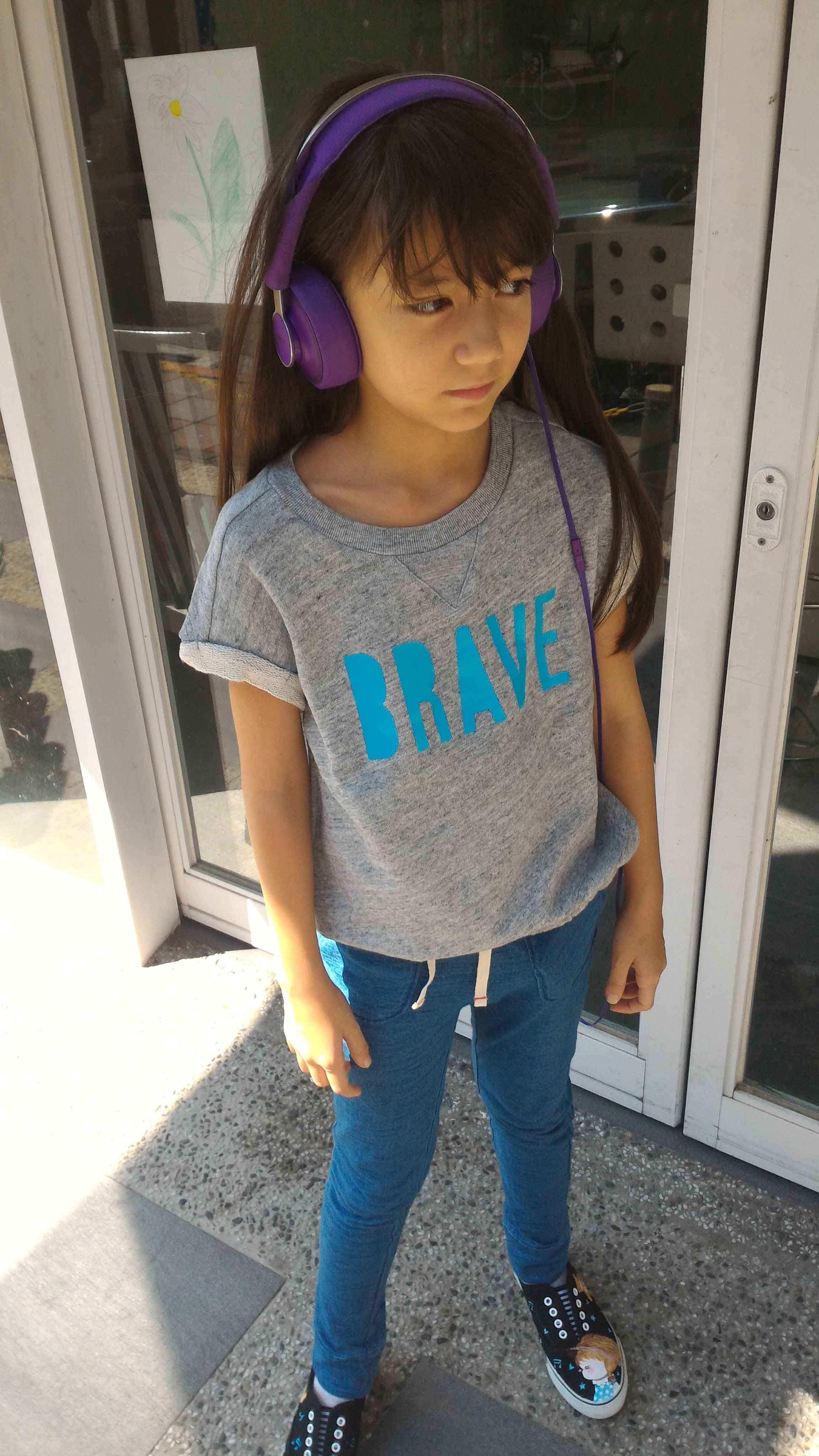 Ella吳若瑄 GapKidsXED 穿搭 Brave