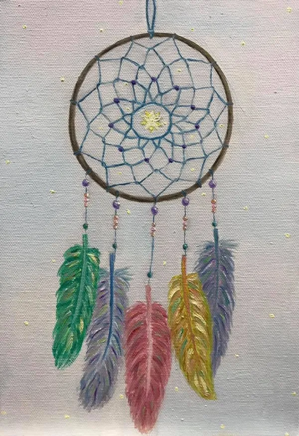  3F / 油彩 / 3000元  購買請洽 jenny@albin.net  ＊本次義賣所得將捐給關愛之家婦幼部及作為ELLA的溜冰訓練基金。